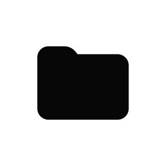 Folder icon vector. Folder sign