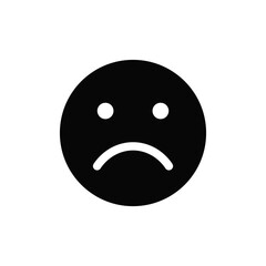 Fototapeta premium Sad icon vector. Sad sign