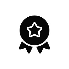 Badge icon vector. Medal sign