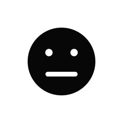 Neutral icon vector. Neutral sign