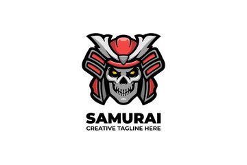 Samurai Knight Warrior Mascot Logo