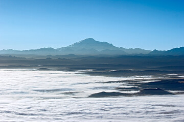 Эльбрус и облачное море