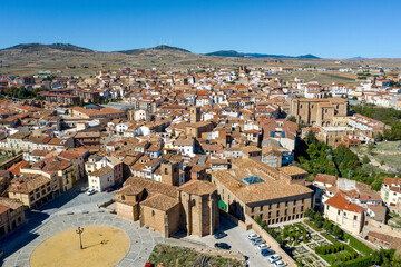 Agreda, with historical category of town, Spanish town in the province of Soria, San Miguel Church...