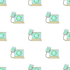 Synchronization pattern seamless background texture repeat wallpaper geometric vector