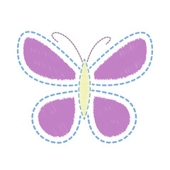 Butterfly pattern shape