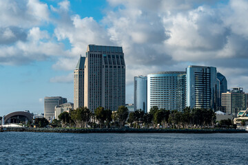 Fototapeta premium View of San Diego from the San Diego Bay