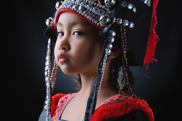 The beauty and cuteness of a hill tribe girl.