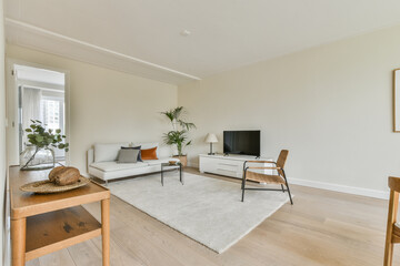 Living room of modern apartment