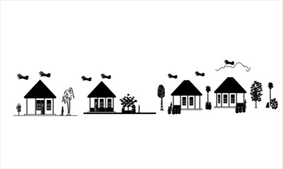 House Sketch Vector Design