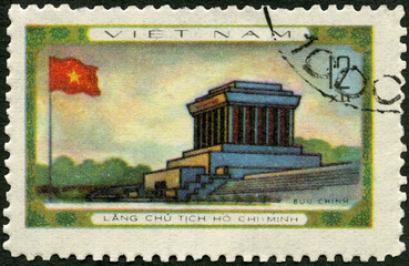 VIETNAM - 1978: shows Ho Chi Minh mausoleum, 1978
