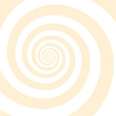 Artistic spiral shape. Vector drawing