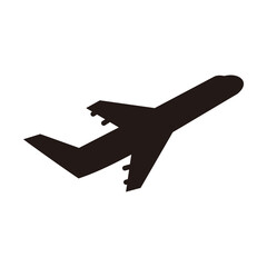Obraz premium Airplane icon vector illustration symbol