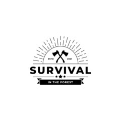 Survival emblem logo