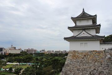 Fototapeta na wymiar 明石城と明石の街 Akashi Castle and the City of Akashi