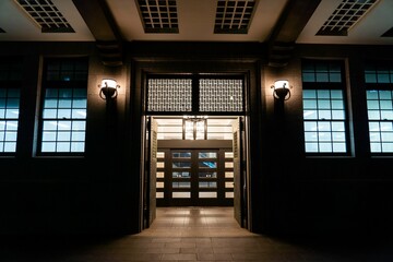 entrance to the building