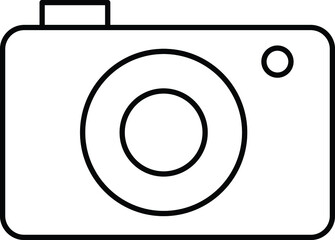 Camera Isolated Vector icon which can easily modify or edit

