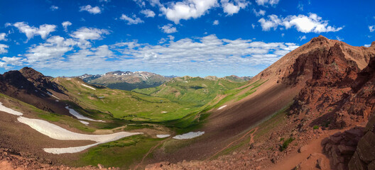 panorama of the mountains