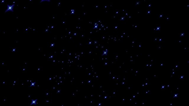 Starfield slow motion