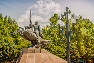 Majestic statue dedicated to the statesman and liberator of the Armenian people - Zoravar Andranik