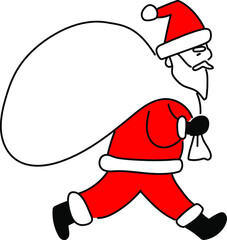 サンタクロースのイラスト