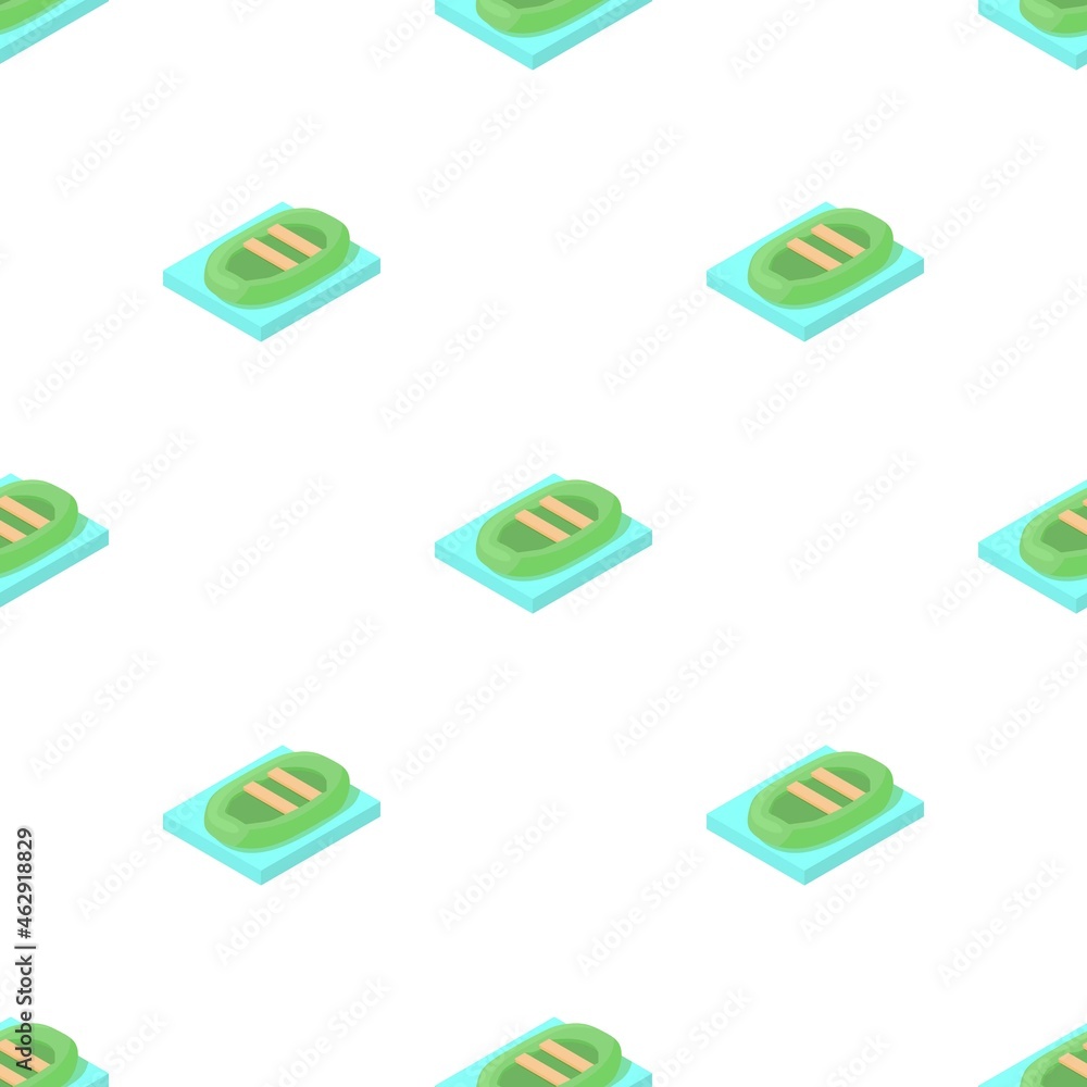 Poster dinghy inflatable boat pattern seamless background texture repeat wallpaper geometric vector