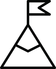 Challenge vector icon symbol Creative sign of Business and Startup for computer and mobile app.