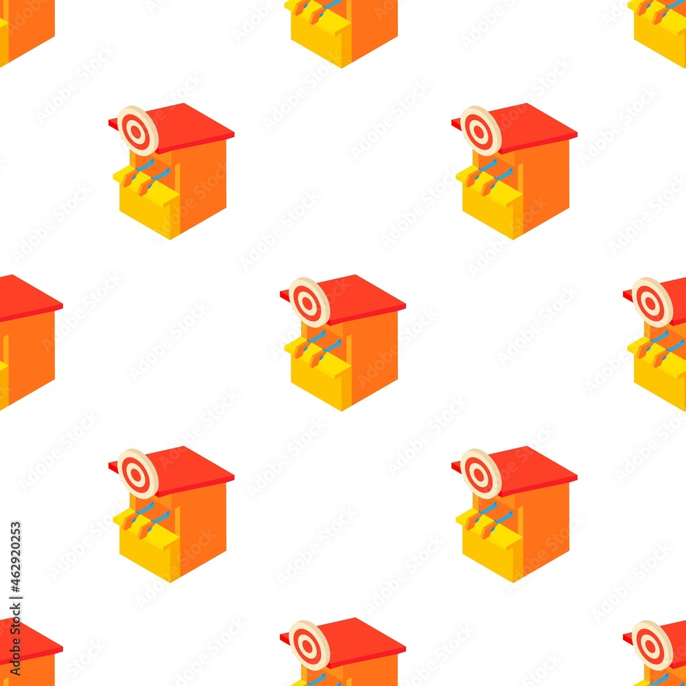 Poster shooting gallery pattern seamless background texture repeat wallpaper geometric vector