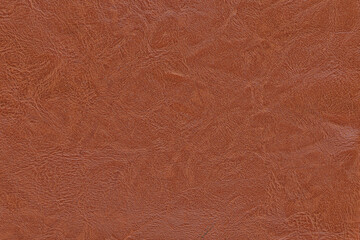 Genuine leather texture background. Dark orange,brown color leather skin natural with design lines pattern or red abstract background