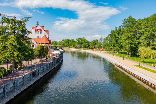 prom statek ł&oacute;dka rzeka kanał przystań pisz port warmia mazury warmińsko-mazurskie