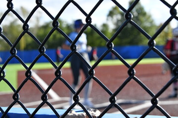 Naklejka premium Softball Game