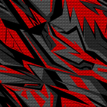 geometric pattern camouflage racing pattern, vector illustration