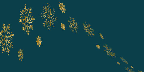 Abstract blue background with snowflake