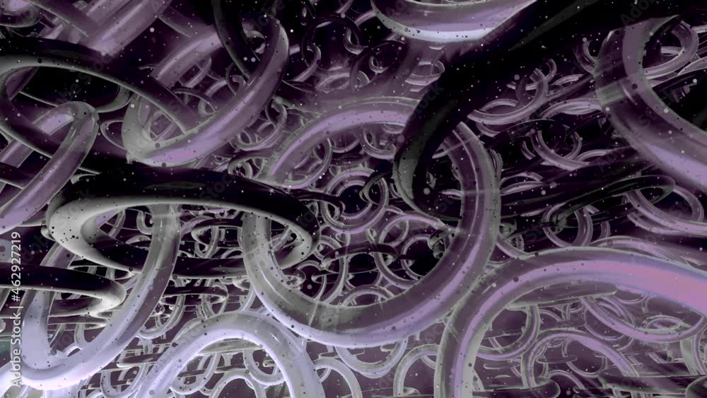 Poster rows of glowing circles with 3d effect. design. shiny round jewelry in techno digital movement, rela
