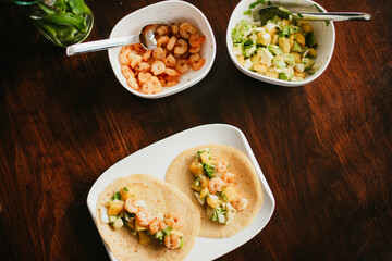 shrimp tacos