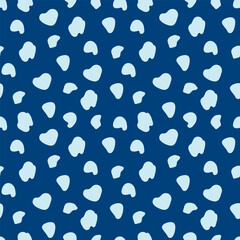 Winter snow pattern. The substrate is Christmas snow dots and blots. Winter elements in the form of a background for a postcard. Vector illustration