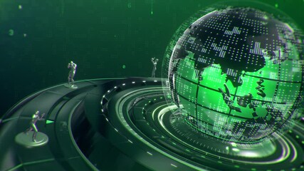 Sport broadcast background 4k 