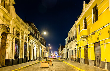 Colonial houses in Arequipa, Peru