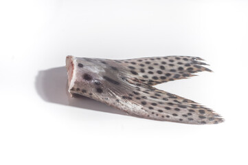Fototapeta premium painted fish syrup and painted fish stinger, white background