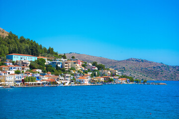 Fototapeta na wymiar Picturesque village of Lagada, Chios island, Greece.