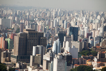 SAO PAULO BRAZIL CITY AERIAL VIEW. High quality photo