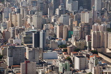 SAO PAULO BRAZIL CITY AERIAL VIEW. High quality photo