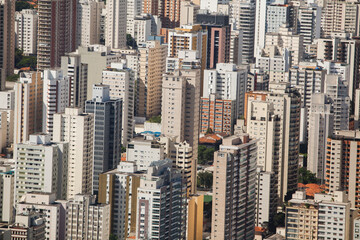 Obraz premium SAO PAULO BRAZIL CITY AERIAL VIEW. High quality photo