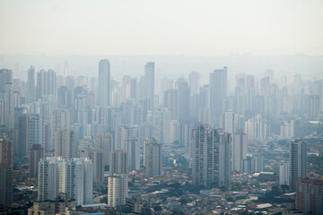 SAO PAULO BRAZIL CITY AERIAL VIEW. High quality photo