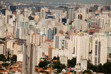 SAO PAULO BRAZIL CITY AERIAL VIEW. High quality photo