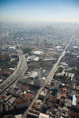 Obraz premium SAO PAULO BRAZIL CITY AERIAL VIEW. High quality photo