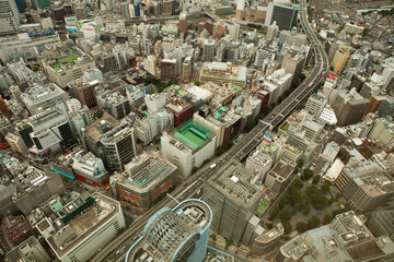 Tokyo Aerial View at daytime. High quality photo