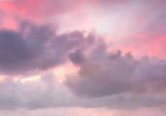 Obraz premium Awesome clouds and sunset