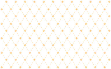 Christmas background with gold snowflakes pattern on white backdrop. Xmas wallpaper, new year minimalist geometric decoration for festive banner, merry Christmas postcard, golden celebration price tag