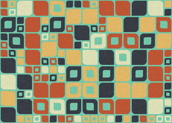 Abstract Geometric Pattern generative computational art illustration