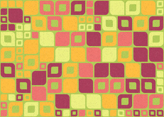 Abstract Geometric Pattern generative computational art illustration